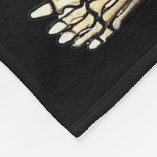 Halloween Skeleton Gamer Video Gaming Boys Men Kid Fleecedecke (Ecke)