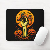 Halloween Skeleton Gamer Video Gaming Controller B Mousepad (Mit Mouse)
