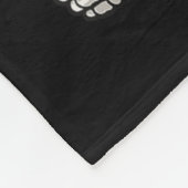 Halloween Skeleton Gamer Video Gaming Funny Skelet Fleecedecke (Ecke)