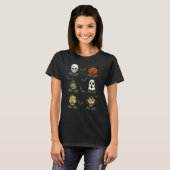 Halloween Skeleton Gaming Witch Vampire Zombie Boy T-Shirt (Vorne ganz)