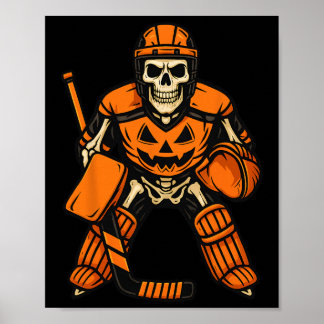 Halloween Skeleton Goalie Pumpkin Costume, Grandso Poster