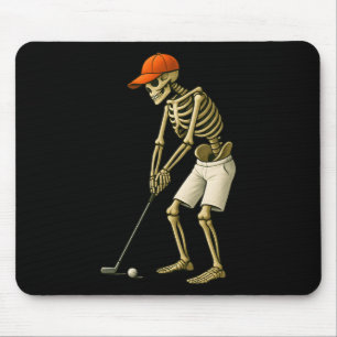 Halloween Skeleton Golf Kostüm Funny Men Boys Kind Mousepad