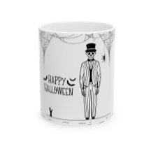 Halloween Skeleton Groom Kaffee Mugs