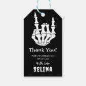 Halloween Skeleton Halloween Geschenkanhänger (Vorderseite)