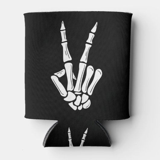 Halloween Skeleton Hand Can Cooler Dosenkühler (Vorderseite)