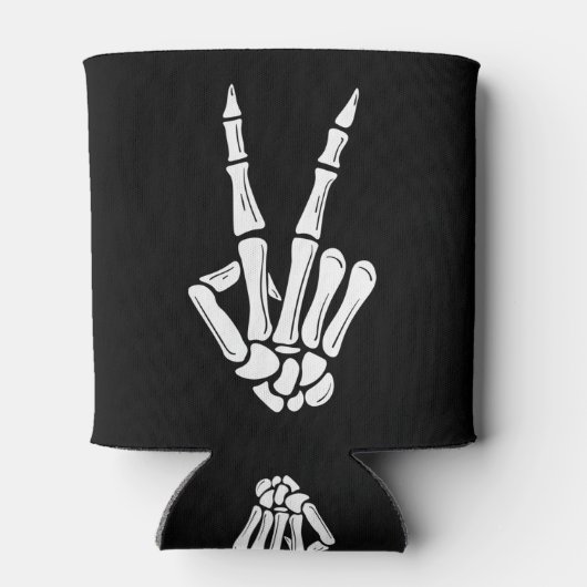 Halloween Skeleton Hand Can Cooler Dosenkühler (Rückseite)