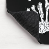 Halloween Skeleton Hand Comma La Punctuation Kamal Mousepad (Ecke)