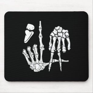 Halloween Skeleton Hand Comma La Punctuation Kamal Mousepad