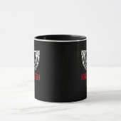 Halloween Skeleton Hands bilden Herz-Gotik Tasse (Zentrum)