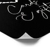 Halloween Skeleton Hands Duschkarten und Geschenke Poster (Ecke)