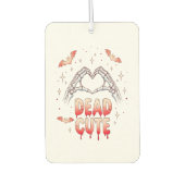halloween Skeleton Hands Heart, Bats & Blood Autolufterfrischer (Vorderseite)