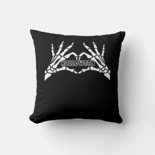 Halloween - Skeleton Hands Herz Kissen