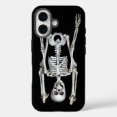 Halloween Skeleton Headstand Case-Mate iPhone Hülle (Rückseite)