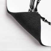 Halloween Skeleton Heart Hands Mousepad (Ecke)