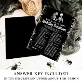 Halloween Skeleton Hochzeit Traditionen Bridal Spi Einladung