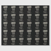 Halloween Skeleton I fand Humerus Funny Costume Geschenkpapier (Flach)