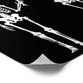 Halloween Skeleton I fand Humerus Funny Costume M Poster (Ecke)