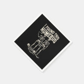 Halloween Skeleton I fand Humerus Funny Costume Serviette (Ecke)