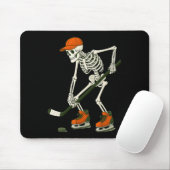 Halloween Skeleton Ice Hockey Costume Funny Men Bo Mousepad (Mit Mouse)