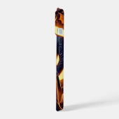 Halloween Skeleton in einem Tux mit Top Hat iPhone 15 Hülle (Linke Seite)