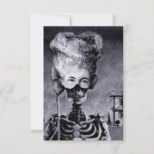 Halloween Skeleton Invite Einladung (Vorderseite)