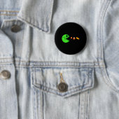 Halloween Skeleton isst Candy Fun Boys Mädchen Kin Button (Beispiel)