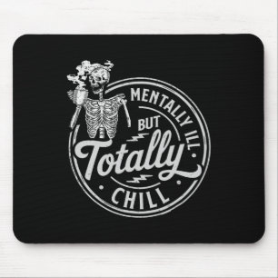 Halloween Skeleton-Kaffee mental schlecht, aber to Mousepad