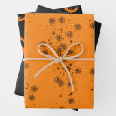Halloween Skeleton Knochen Bats & Spider Webs Oran Geschenkpapier Set (Beispiel)