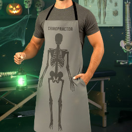 Halloween Skeleton Kostüm Spaß Chiropraktiker Schü Schürze