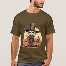 Halloween Skeleton Kürbisshirt T-Shirt