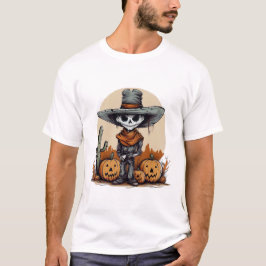 Halloween Skeleton Kürbisshirt T-Shirt