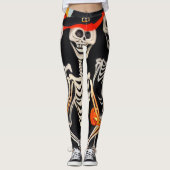 Halloween Skeleton Leggings (Vorderseite)
