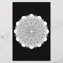 Halloween Skeleton Mandala Coloring Pack