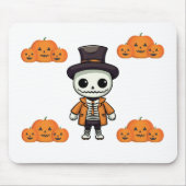 Halloween Skeleton Mouse Pad Mousepad (Vorne)