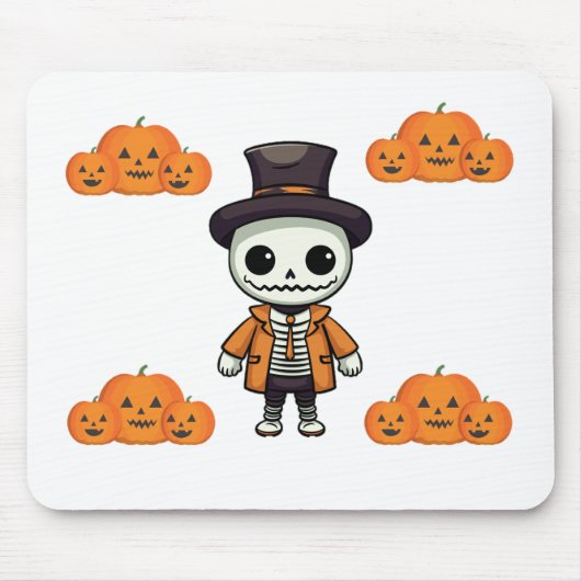 Halloween Skeleton Mouse Pad Mousepad (Vorne)