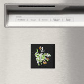 Halloween Skeleton Mummy Dinosaur T rex Fun Hallow Magnet (In Situ (Geschirrspüler))