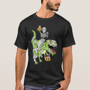 Halloween Skeleton Mummy Dinosaurier rex Hallowen  T-Shirt