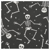 Halloween Skeleton Muster Stoff (Nahaufnahme)
