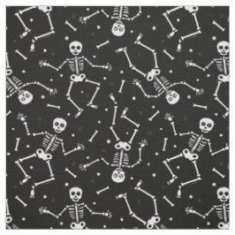 Halloween Skeleton Muster Stoff
