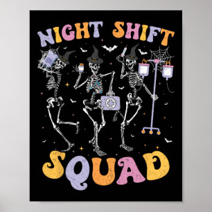 Halloween-Skeleton-Nurse-NachtSquad Poster