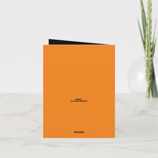 Halloween Skeleton Office Gewerkschaft Kaffeepause Karte (Rückseite)