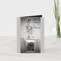 Halloween Skeleton Office Gewerkschaft Kaffeepause