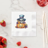 Halloween Skeleton Paper Napkin Serviette (Beispiel)