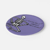 Halloween Skeleton Paper Teller 7" (Schrägansicht)