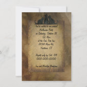 Halloween Skeleton Party Einladung (Rückseite)