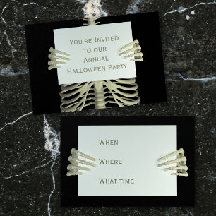 Halloween Skeleton Party Mini Einladungen 100 Pack
