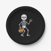Halloween Skeleton Party Paper Teller (Vorderseite)