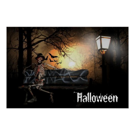 Halloween Skeleton Poster (Vorderseite)