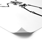 Halloween Skeleton Poster (Ecke)