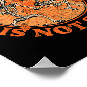 Halloween Skeleton Psychische Gesundheit Suizidprä Poster (Ecke)